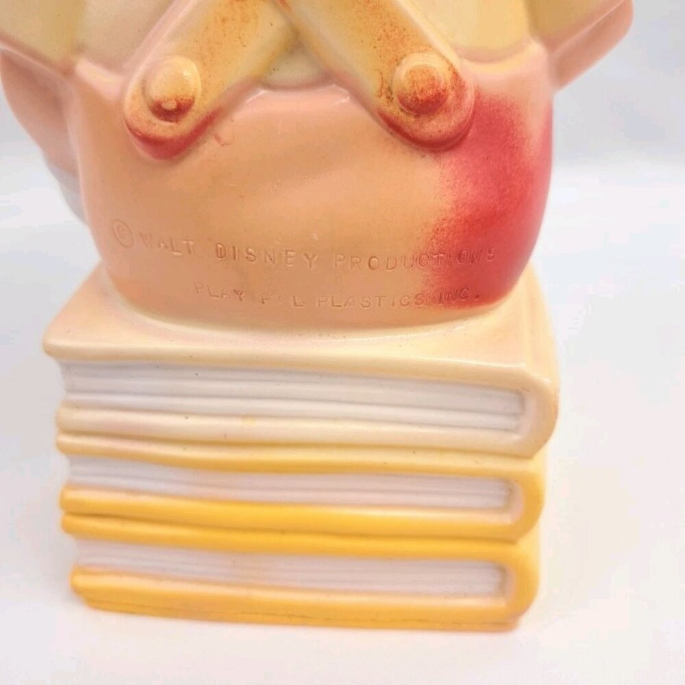 Disney Vintage Plastic Pinocchio Piggy Bank - Picture 11 of 16